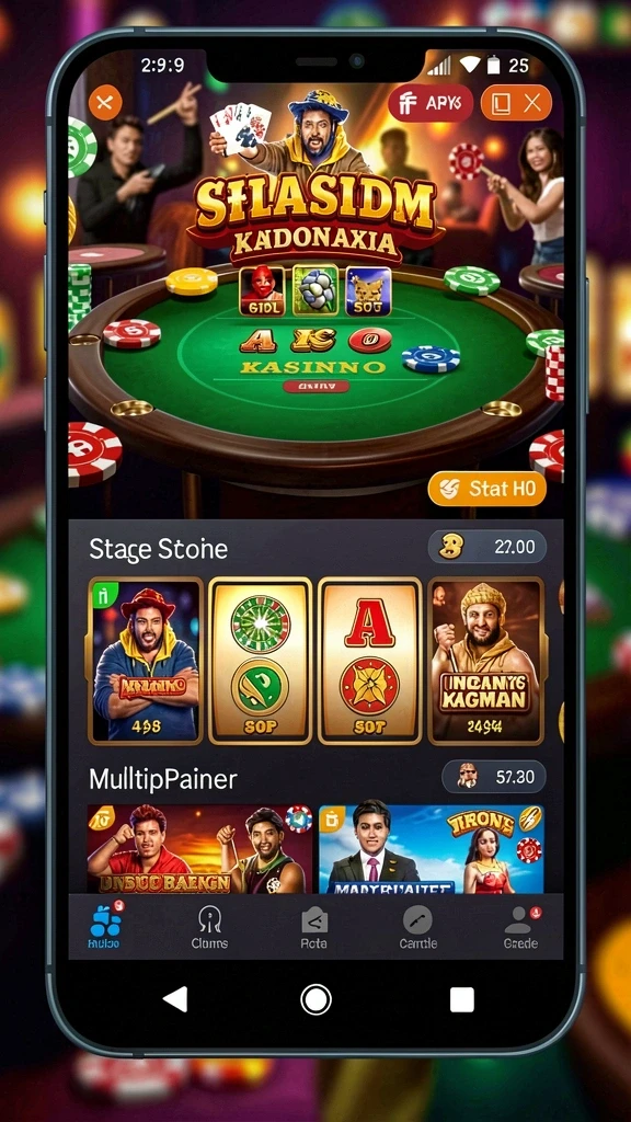 kawat4d - Tangkapan layar menampilkan antarmuka permainan yang intuitif.