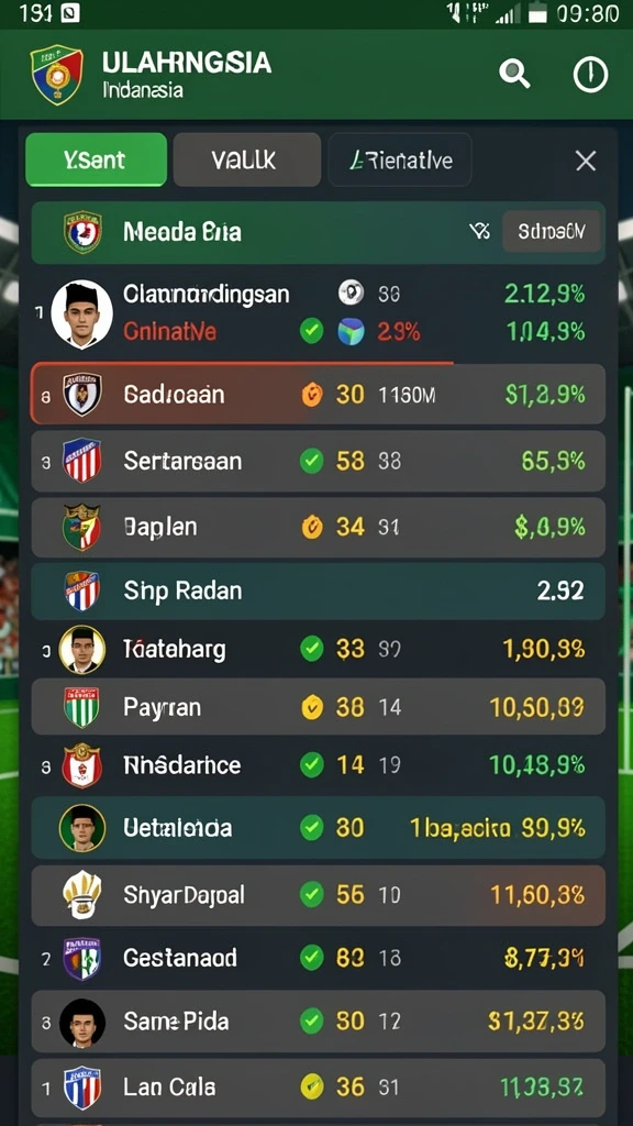 nadimtogel - Fitur statistik membantu analisis permainan.