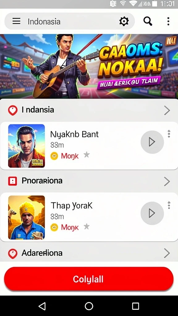 purislot - Tampilan antarmuka pengguna yang intuitif.